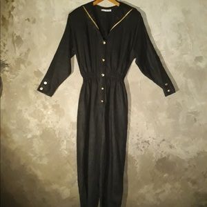 Vintage 1980’s Linen Jumpsuit